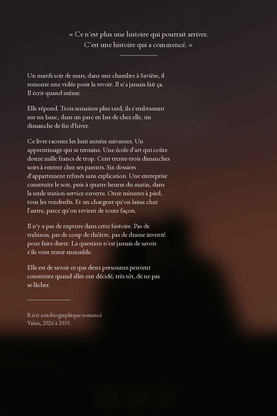 Quatrième de couverture de Une histoire qui a commencé